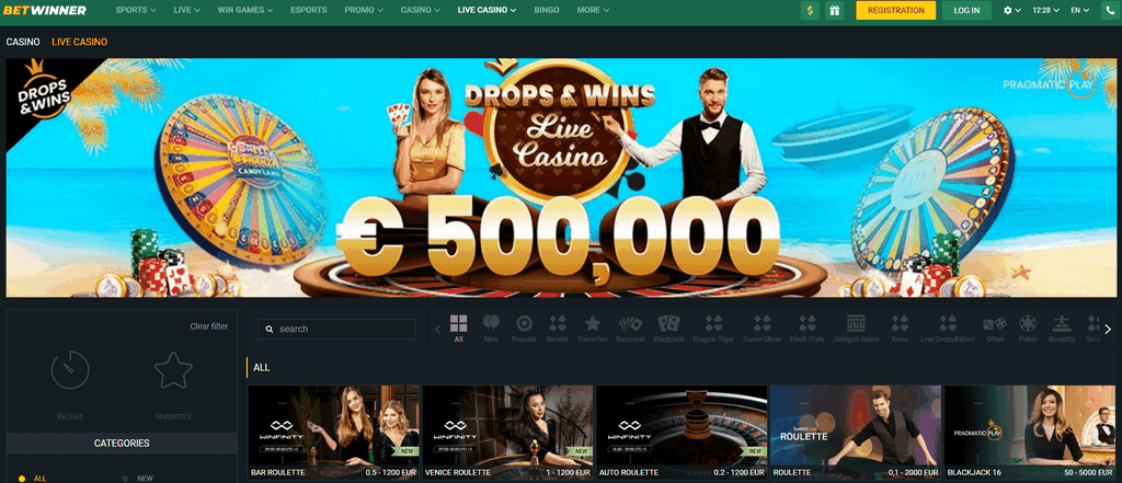 BetWinner bookmaker in Africa